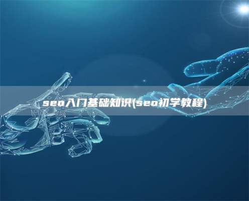 seo入门基础知识(seo初学教程)