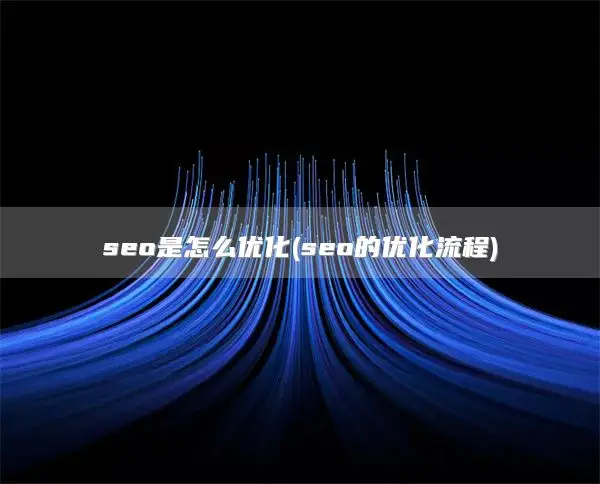 seo是怎么优化(seo的优化流程)