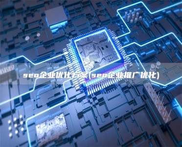 seo企业优化方案(seo企业推广优化)